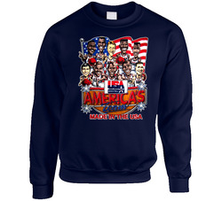 Usa Basketball 1992 Dream Team Caricature sweater Crewneck Sweatshirt