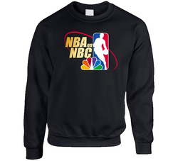 Nba On Nbc Retro Basketbal Intro Basketball Fan sweater Crewneck Sweatshirt
