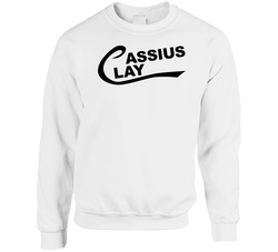 Cassius Clay Retro Muhammad Ali Boxing Legend sweater Crewneck Sweatshirt