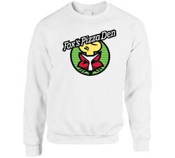 Foxs Pizza Den Cool Pizzeria Restaurant Brand Logo sweater Crewneck Sweatshirt