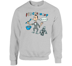 Pee Wee Herman And Conky Ice Cream Soup sweater Crewneck Sweatshirt