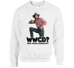 Wwcd What Would Charles Ingalls Do Little House On The Prairie sweater Crewneck Sweatshirt