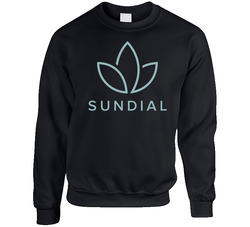 Sundial Cannabis Marijuana Cannabis Weed Company Logo sweater Crewneck Sweatshirt