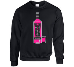 Pink Whitney New Amsterdam Vodka Bottle sweater Crewneck Sweatshirt