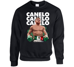 Canelo Alvarez Mexican Boxer Poster Boxing Fan sweater Crewneck Sweatshirt