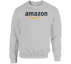 Amazon Online Marketplace Nasdaq Company Logo Employee Fan Raglan sweater Crewneck Sweatshirt