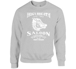 80s Hogs Breath Saloon Fort Walton Green Motorcycle Fan sweater Crewneck Sweatshirt