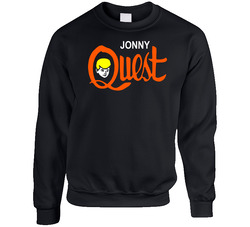 Jonny Quest Tv Cartoon Retro Black sweater Crewneck Sweatshirt