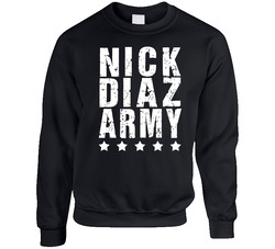 Nick Diaz Army Mma Fight Fan sweater Crewneck Sweatshirt
