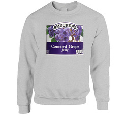 Smuckers Concord Grape Jelly Cool Halloween Costume sweater Crewneck Sweatshirt