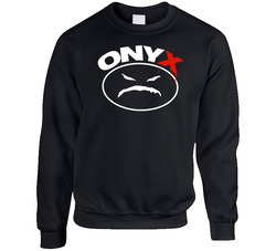 Onyx Logo 80s 90s Rap Group Hip Hop Music Fan sweater Crewneck Sweatshirt