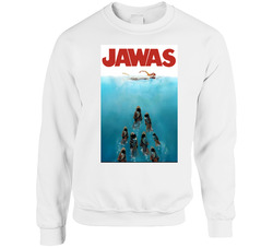 Jawas Jaws Mashup Parody sweater Crewneck Sweatshirt