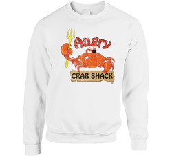 Angry Crab Shack Phoenix Arizona Top Restaurants Food Fan Lover Foodie Worn Look sweater Crewneck Sweatshirt