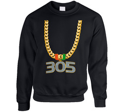 Miami Turnover Chain sweater Crewneck Sweatshirt