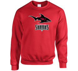 Jacksonville Sharks Arena Football League Team Fan Logo sweater Crewneck Sweatshirt