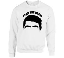 Luka Garza Fear The Brow University Of Iowa Basketball Fan sweater Crewneck Sweatshirt