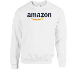 Amazon Online Marketplace Nasdaq Company Logo Employee Fan sweater Crewneck Sweatshirt