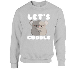 Lets Cuddle Geico Manatee Commercial Cute Koalas sweater Crewneck Sweatshirt