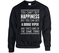 Buy A Dodge Viper Happiness Car Lover sweater Crewneck Sweatshirt