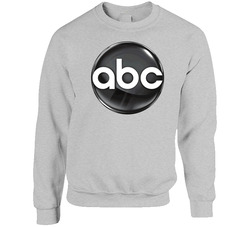 Abc Tv Channel Cool Television Station Logo sweater Crewneck Sweatshirt