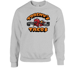 Torchy's Tacos Tex Mex Grill Mexican Food Restaurant Logo sweater Crewneck Sweatshirt