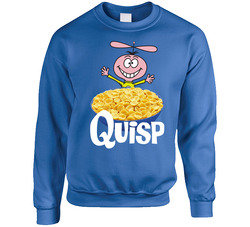 Quisp Box Greatest Cereal Of All Time Breakfast Fan Foodie sweater Crewneck Sweatshirt
