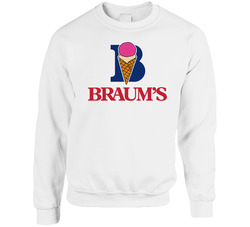 Braums Ice Cream Snack Food Logo sweater Crewneck Sweatshirt