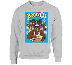 Booty O's Wrestling Cereal Retro Box sweater Crewneck Sweatshirt