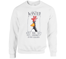 Wallace And Gromit Police Notice Funny Wanted Poster Movie Fan sweater Crewneck Sweatshirt
