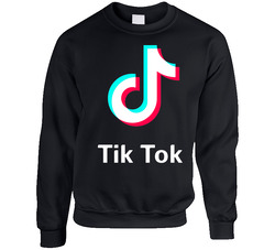 Tik Tok App Social Media Logo Halloween Cool sweater Crewneck Sweatshirt