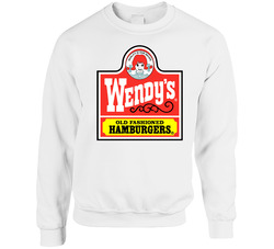 Wendys Fast Food Logo sweater Crewneck Sweatshirt