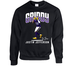 Justin Jefferson Griddy Fan sweater Crewneck Sweatshirt