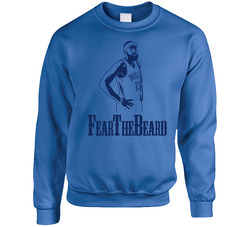 Fear The Beard Okc Thunder James Harden Cool sweater Crewneck Sweatshirt