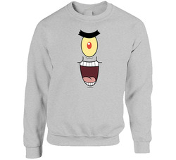 Plankton Evil Laugh Halloween Costume Spongebob sweater Crewneck Sweatshirt