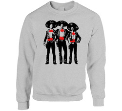 The Three Amigos Silhoutte Cut Out Fan sweater Crewneck Sweatshirt