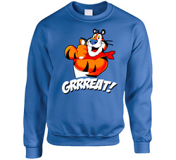 Tony The Tiger Cereal Mascot Retro sweater Crewneck Sweatshirt