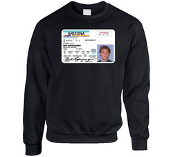Nick Pappagiorgio Arizon Driver License Vegas Vacation Movie Chevy Chase Las Vegas Nevada sweater Crewneck Sweatshirt