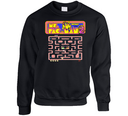 Ms Pac Man 1982 Best Video Games Of All Time sweater Crewneck Sweatshirt