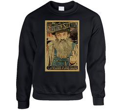 Popcorn Sutton Moonshine Hillbilly Liquor Distressed Look sweater Crewneck Sweatshirt