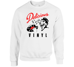Delicious Vinyl Hip Hop Record Label Music Lovers sweater Crewneck Sweatshirt
