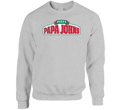 Papa John's Restaurant Foodie Tour Brand Logo Fan sweater Crewneck Sweatshirt