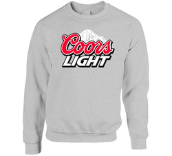 Coors Light Beer Cool Mountain Logo sweater Crewneck Sweatshirt