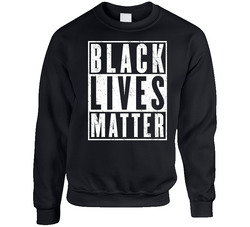 Black Lives Matter Civil Rights Awareness Worn Look Dog sweater Crewneck Sweatshirt