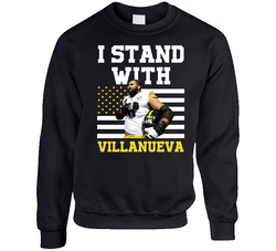I Stand With Alejandro Villanueva Pittsburgh Football Usa Anthem sweater Crewneck Sweatshirt