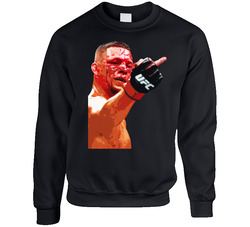 Nate Diaz Middle Finger sweater Crewneck Sweatshirt