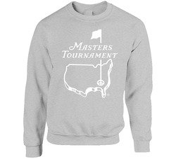 Master Tournament Golf Logo sweater Crewneck Sweatshirt