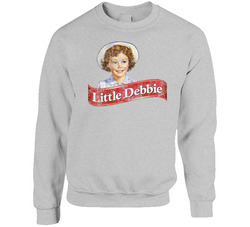 Little Debbie Baked Goods Sweets Snacks Foodie Food Fan Worn Look Vintage Unisex sweater Crewneck Sweatshirt