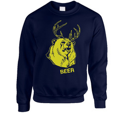 Macs Bear Plus Deer sweater Crewneck Sweatshirt