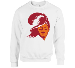 Tom Brady Bucc Pirate Hat Brett Favre Tampa Bay Football sweater Crewneck Sweatshirt