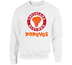 Popeyes American Favorite Fast Food sweater Crewneck Sweatshirt
